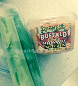 Josephs Buffalo Hummus Celery